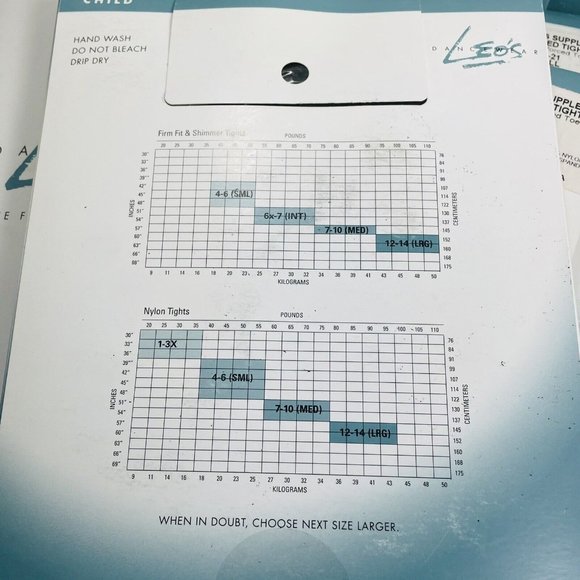 8 Pairs Leo's 409-21 Girl's Small 4-6 Black Supplex Firm Footed Tights - Picture 4 of 9